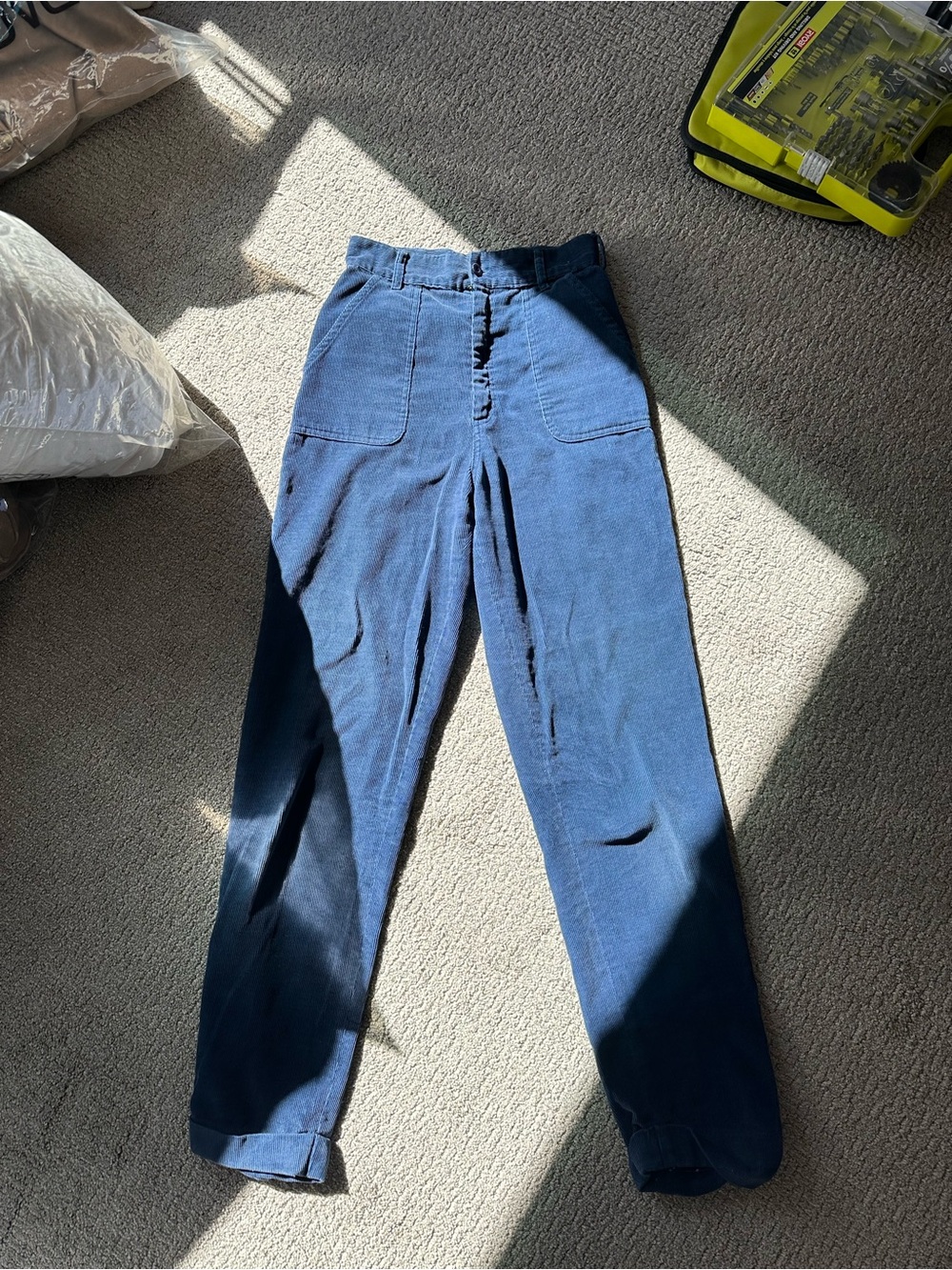 Bloomingdale's Blue Corduroy Pants
